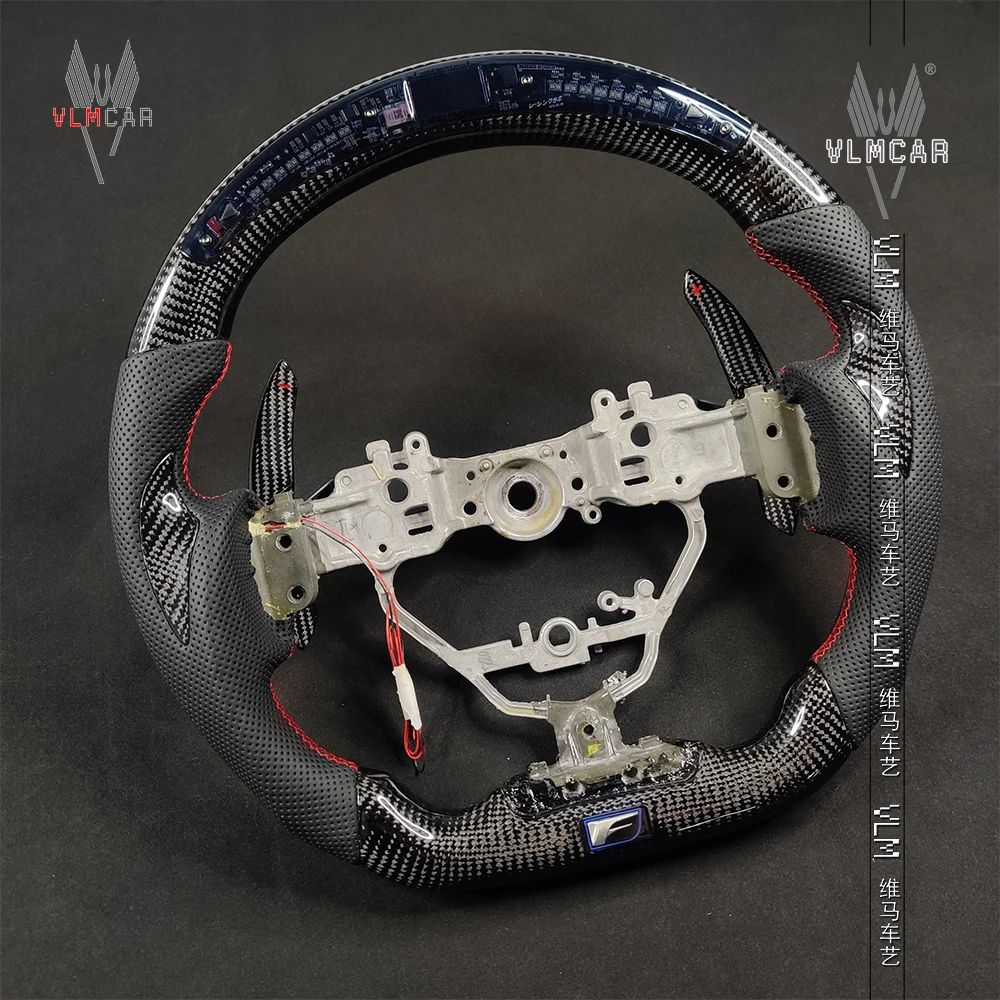 Индивидуальное индивидуальное рулевое колесо из углеродного волокна для Lexus IS /ISF