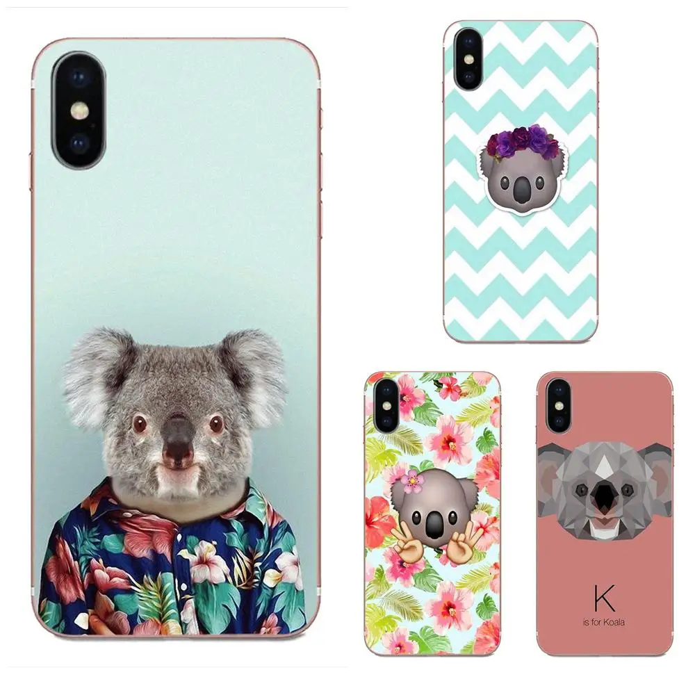 Рисунок с коллажем животных Koala для Galaxy J1 J2 J3 J330 J4 J5 J6 J7 J730 J8 2015 2016 2017 mini Pro TPU - купить
