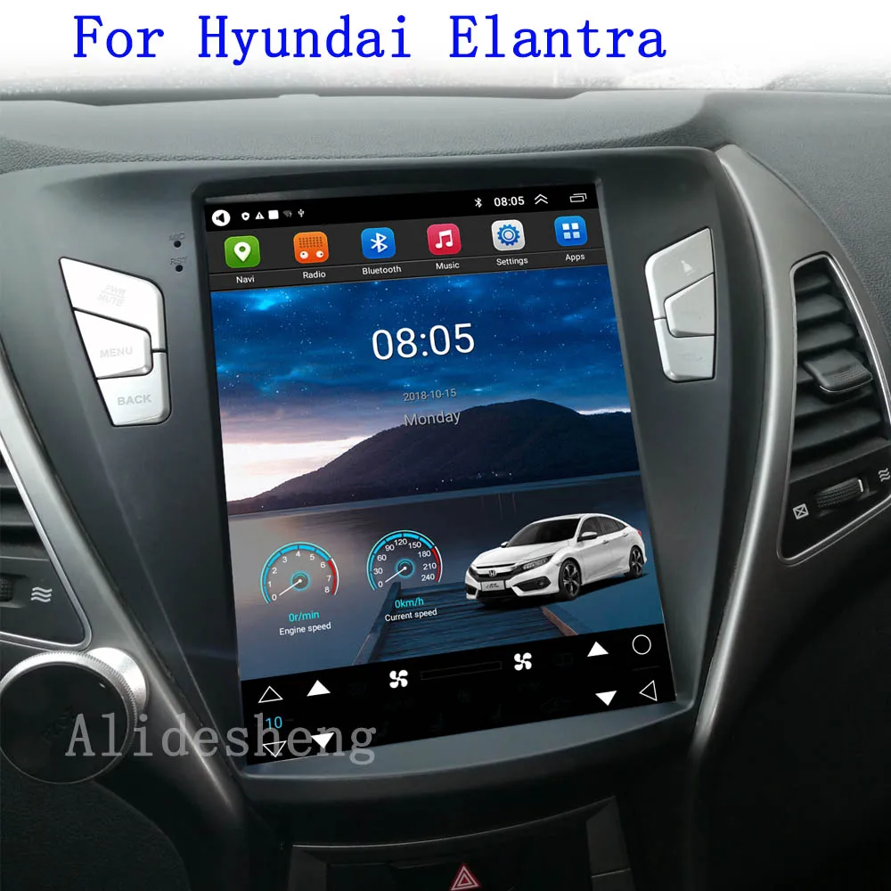 Для Hyundai Elantra MD 2012 I35 Avante 2011 2013 Tesla Style Android автомобильный GPS Радио навигатор