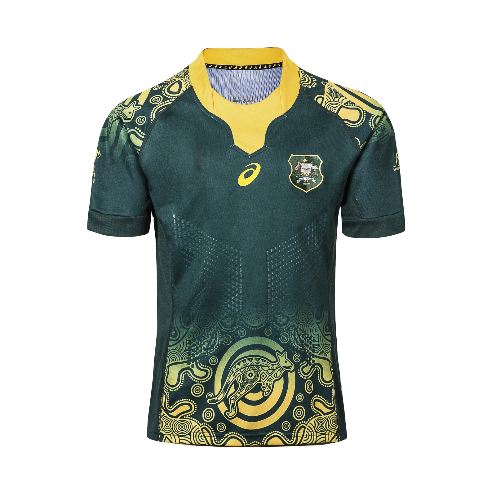 

Australia 2019 World Cup Away Rugby Jersey Players Men's Sports Shirt S-5XL