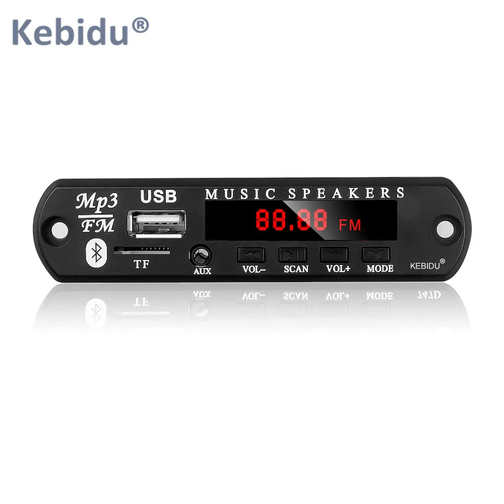 Миниатюрный Автомобильный MP3 декодер Kebidu с Bluetooth 5 0 плата модуль SD/TF карты USB FM