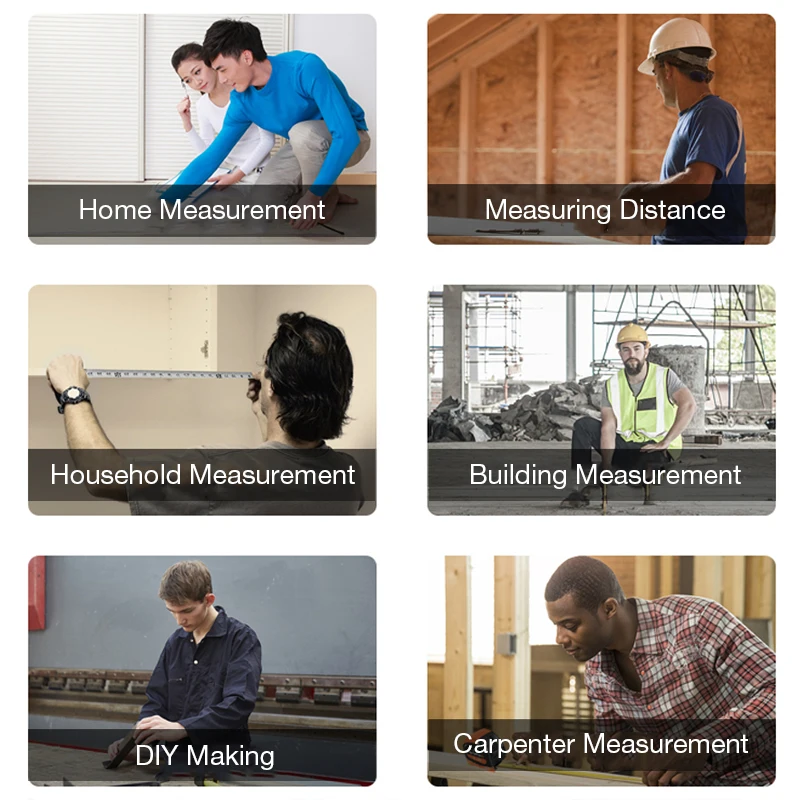 Лазерный дальномер 2 в 1 измеритель расстояния с ЖК дисплеем инфракрасный