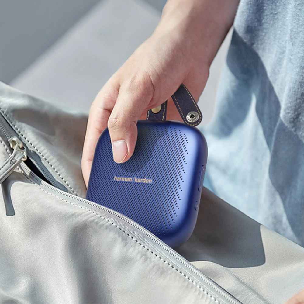 Гарман Кардон NEO Беспроводная миниатюрная колонка BT Портативная Bluetooth на открытом воздухе с защитой от воды IPX7, 10 часов аккумулятора, громкая связь с микрофоном.