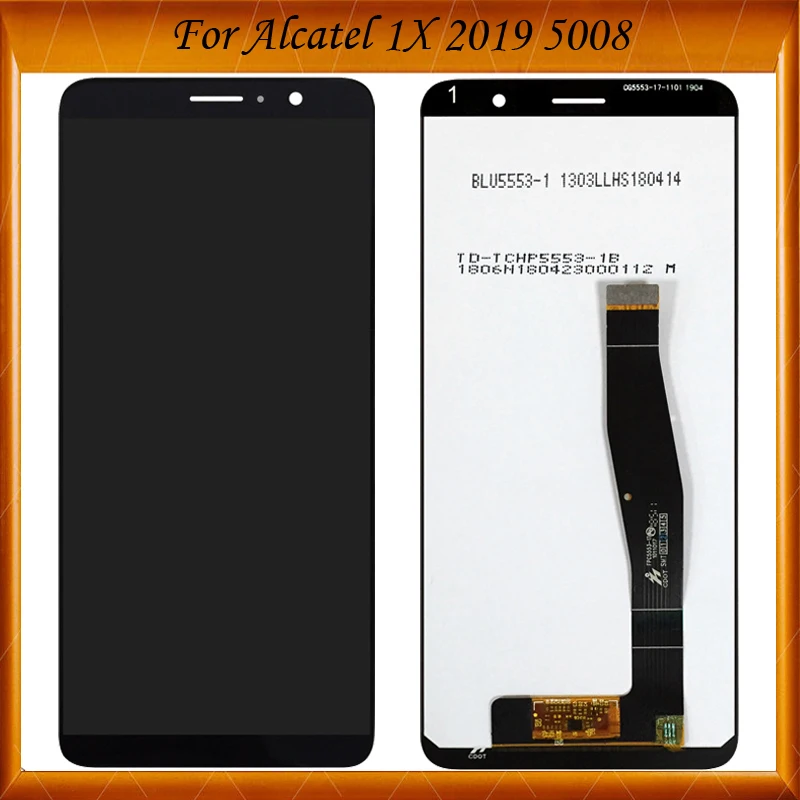 ЖК дисплей с сенсорным экраном и дигитайзером в сборе для Alcatel 1x (2019) 5008 OT5008 5008D 5008T