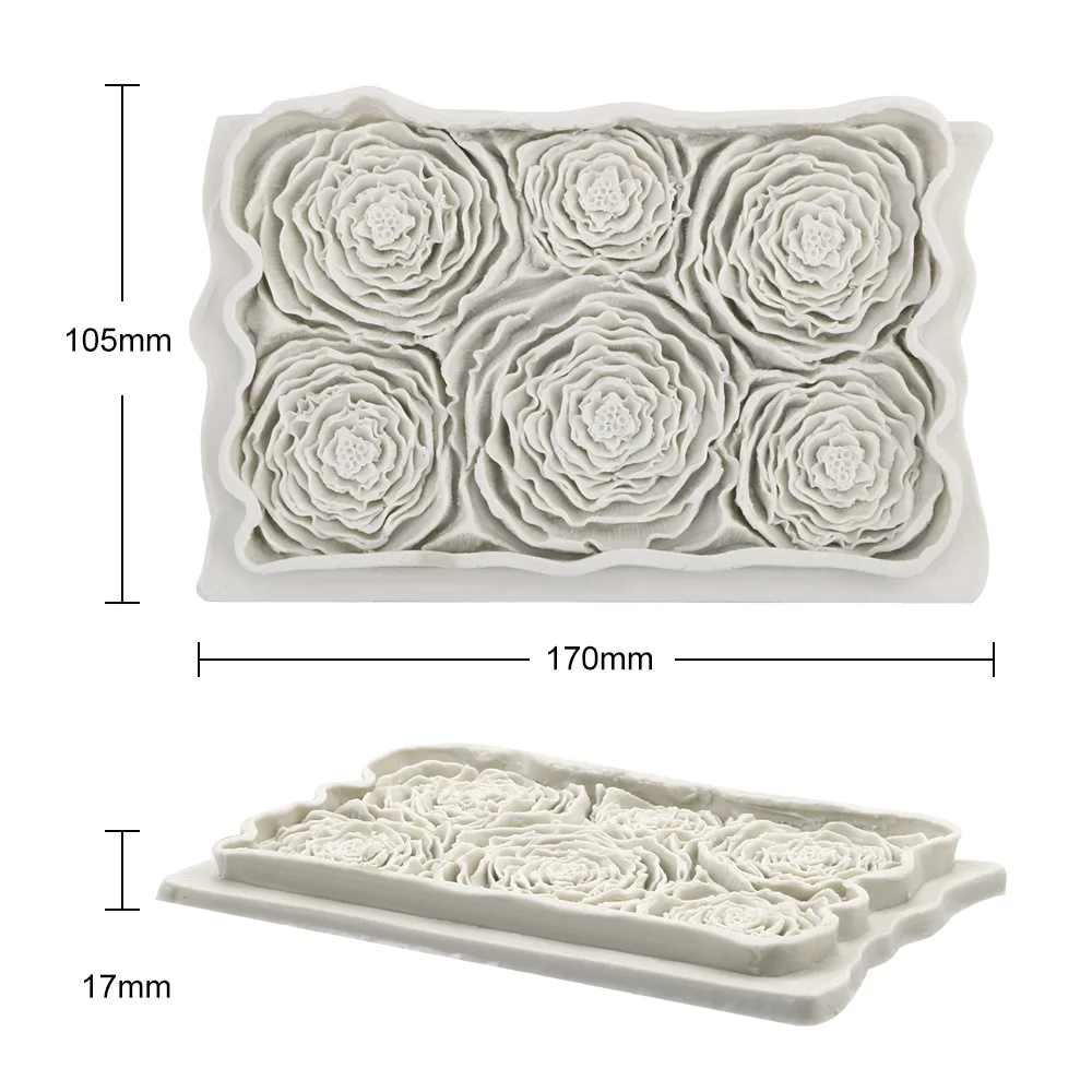 

HILIFE Cake Border Fondant Mould Rosette Silicone Mold Baking Mould Sugarcrafts Chocolate Baking Tools Cake Decorating Tools