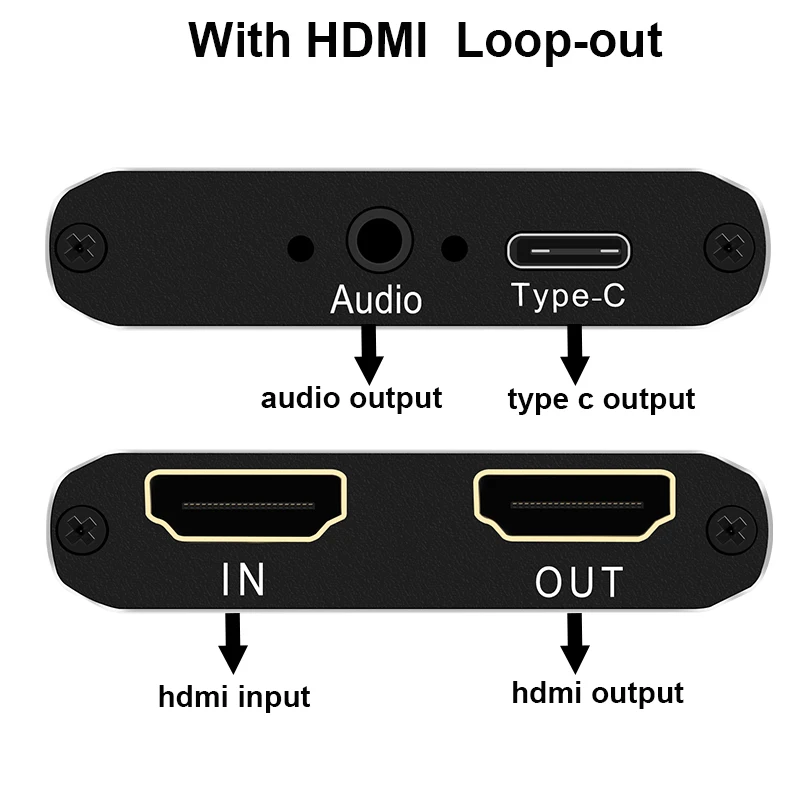 Карта видеозахвата USB 1080 P 4K HDMI на type c|DVR-карты| |