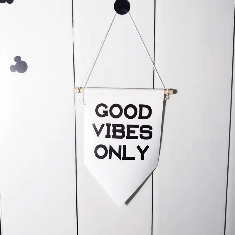 Хороший вид только Настенный холст печать Вымпел детский подарок | Дом и сад