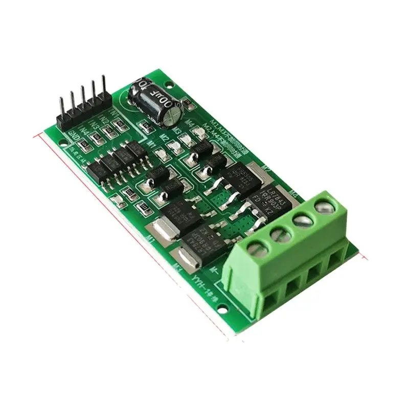 Модуль привода двигателя постоянного тока H-образный мост высокомощный тормоз с