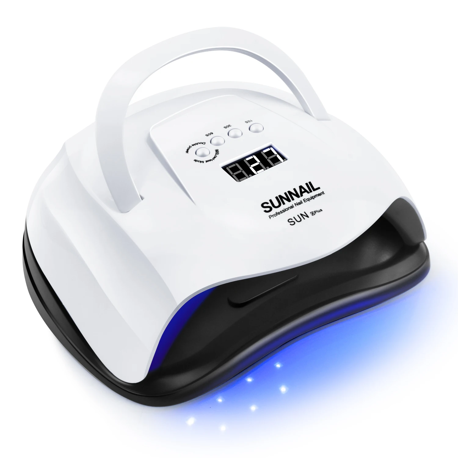 80W SUNX PLUS 80 Вт портативная ультрафиолетовая лампа SUNXplus Светодиодная лампа для сушки ногтей для всех гель-лаков двойная мощность быстрая сушка с автоматическим датчиком умное управление - Цвет: 80W SUNX PLUS
