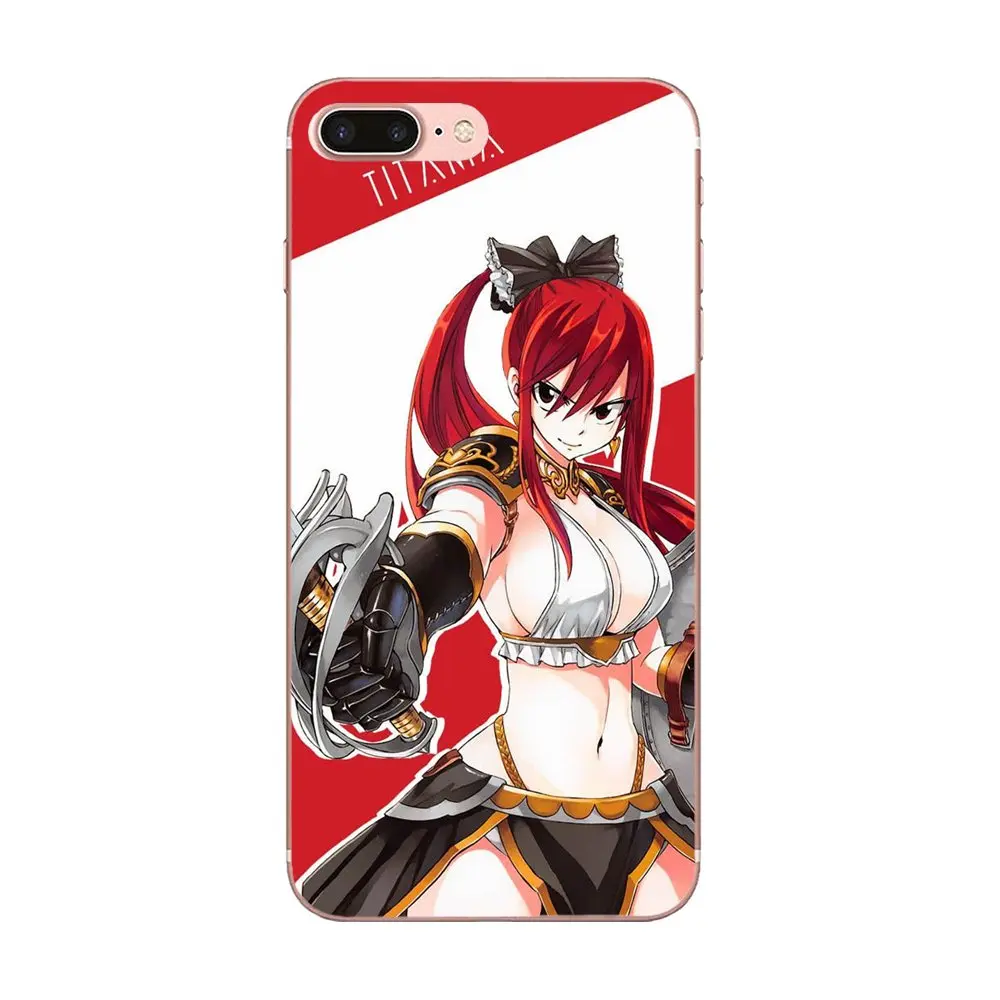 For Xiaomi Redmi Note 8 8A 8T 10 K30 5G Pro Motorola G G2 G3 G4 G5 G6 G7 Plus TPU Hot Selling Fairy Tail Bloody Erza Soft | Мобильные