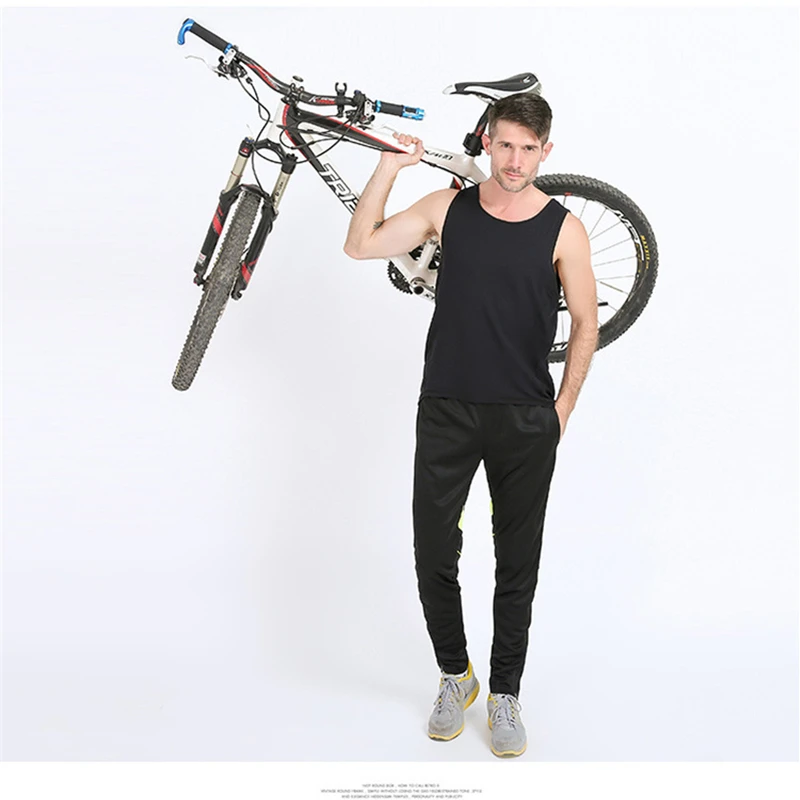 Дышащие мужские женские длинные брюки для велоспорта MTB горные велосипедные штаны для верховой езды велосипедные штаны спортивные фитнес брюки