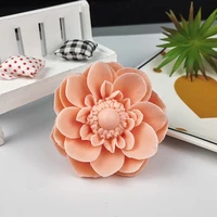 hc0281 przy rose peony flower molds mold silicone decoration plant soap molds flowers candle moulds bouquet making clay resin
