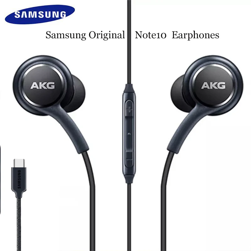 Оригинальные наушники Samsung Type C 24 битные Наушники с разъемом HD DAC вкладыши