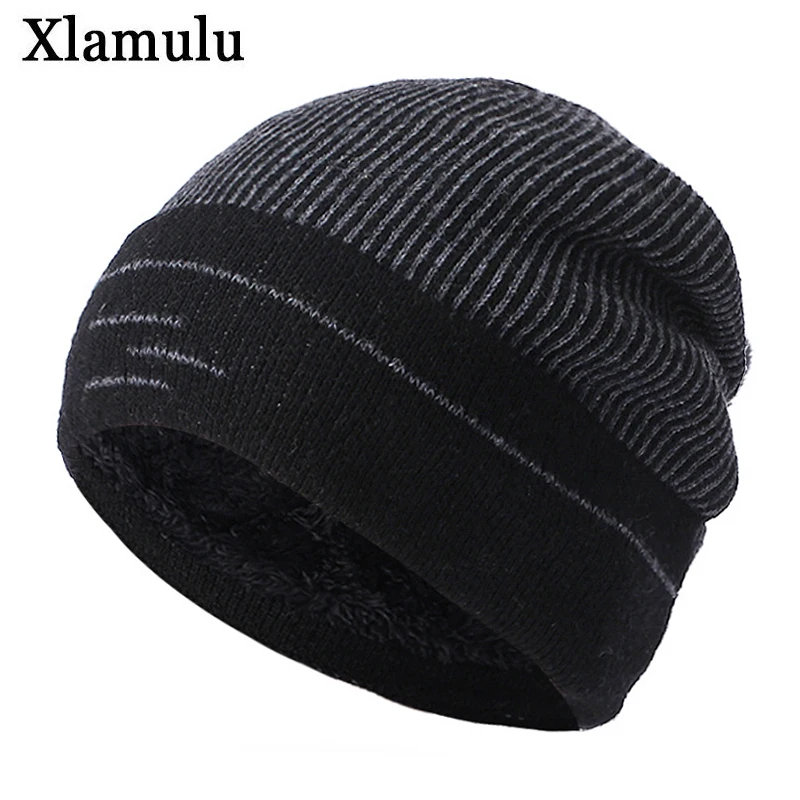 Модные мужские шапки облегающие вязаная шапка зимняя для мужчин и женщин шапочка
