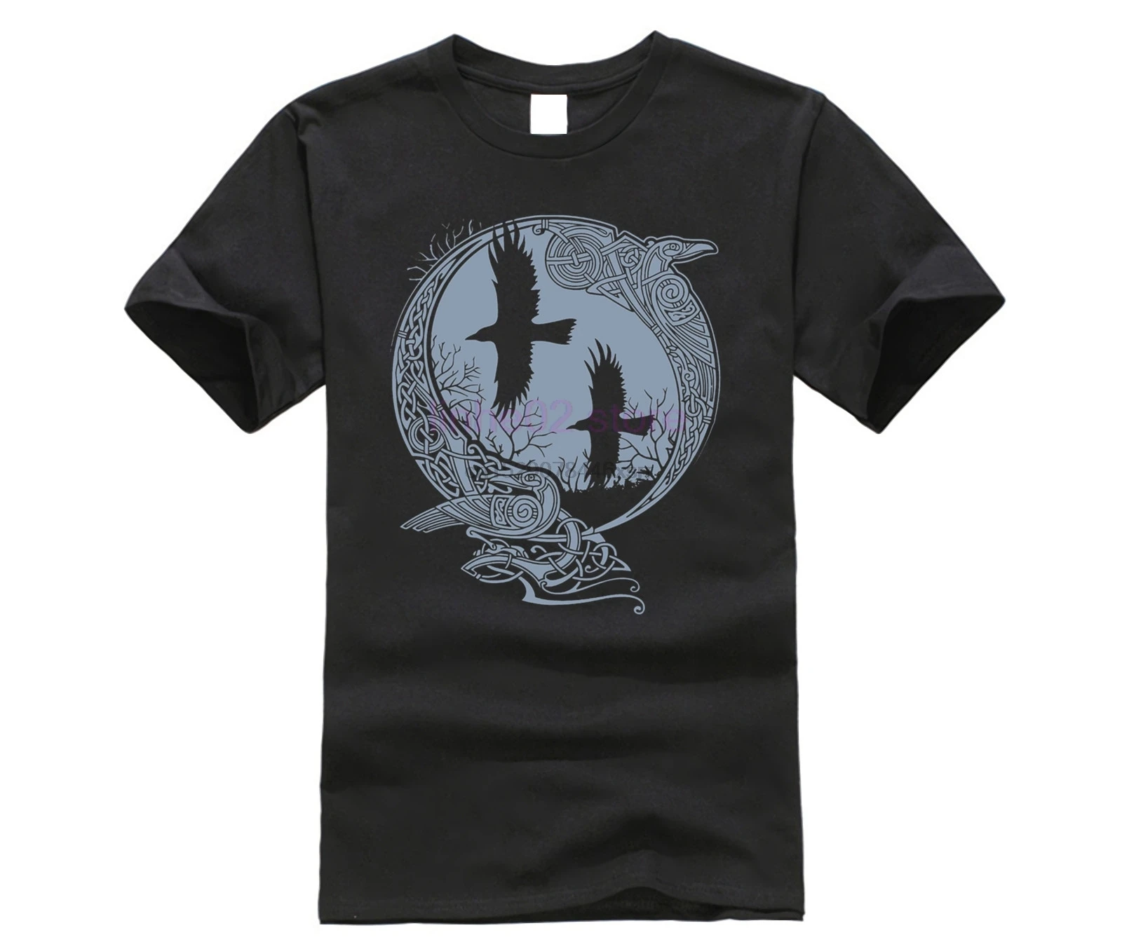 Мифологические рубашки Odin Black Ravens Huginn и Muninn|Мужские футболки| |