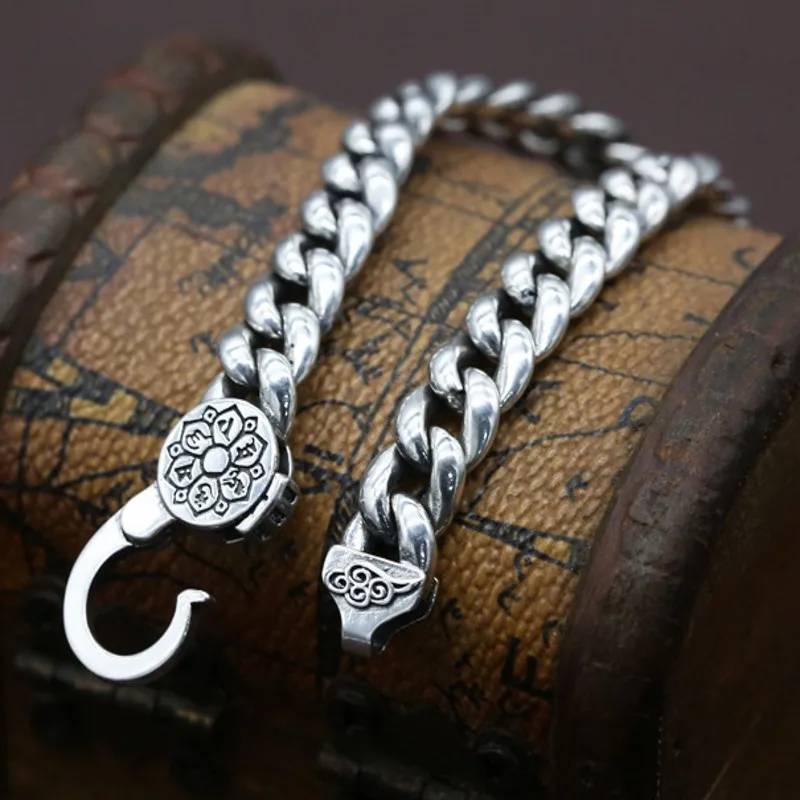 Новинка 2021 модные мужские ювелирные изделия из серебра S925 мужской браслет с