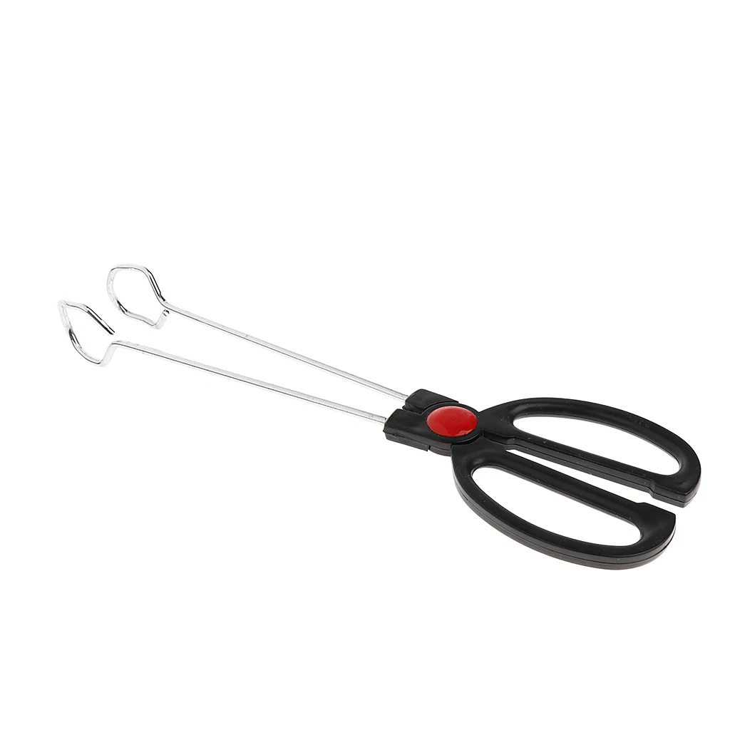 Нержавеющая сталь гамбургер рыбой Зажим Щипцы для барбекю инструмент пикника на