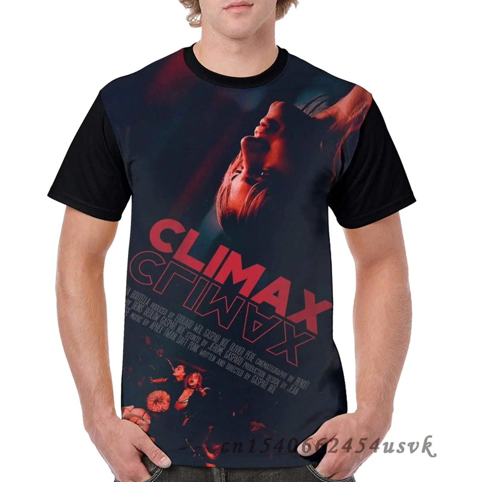 Забавная семейная сочетающаяся одежда мужская футболка с принтом Climax женская