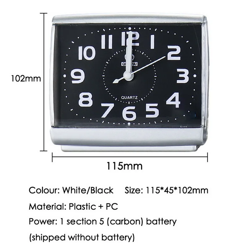 Настольные часы для спальни кровати будильники рядом со студентами пластиковые