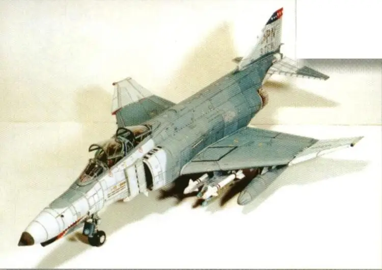 GPM Fighter PHANTOM 3D бумажная модель DIY|Картонные конструкторы| |