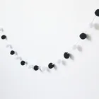 Подвесные настенные украшения в скандинавском стиле, шерстяные шары, 200 см