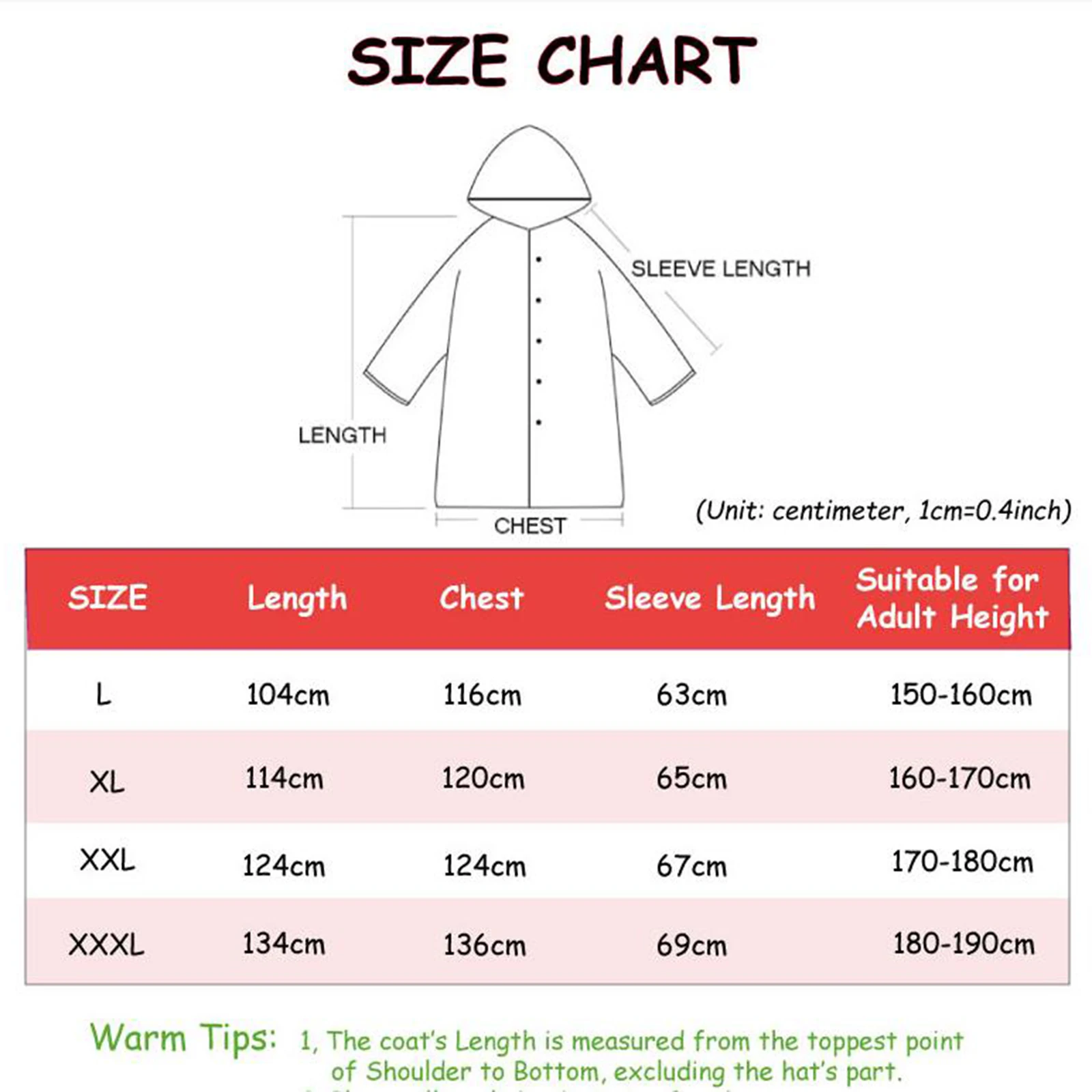 

Reusable Raincoat Womens Mens Poncho Quick-Drying Adult Hiking Rainwear M