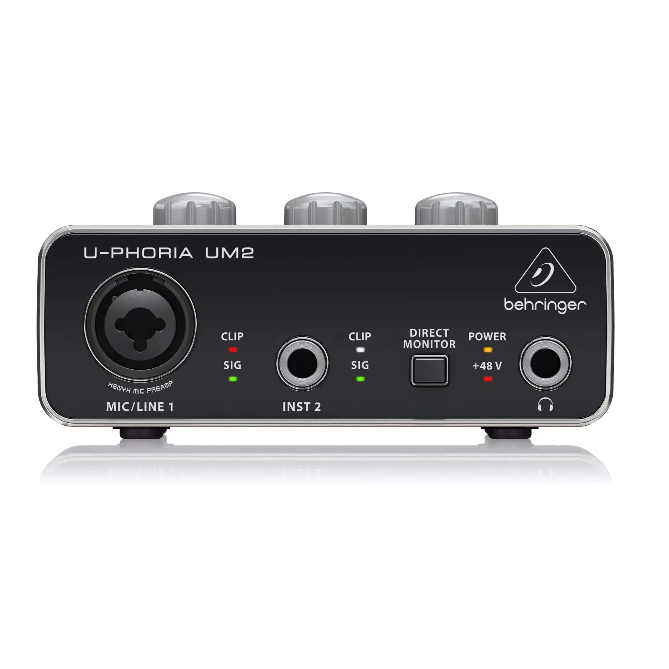 BEHRINGER U-PHORIA UM2 аудиофил 2x2 USB аудио интерфейс с микрофоном XENYX предусилитель для