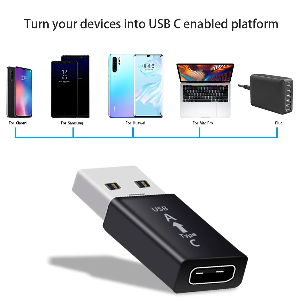 Переходник с USB 3 0 на c Otg шт. конвертер Type-C для Samsung S10 S9 S8 Huawei Mate 20 P30 Xiaomi фоторазъем