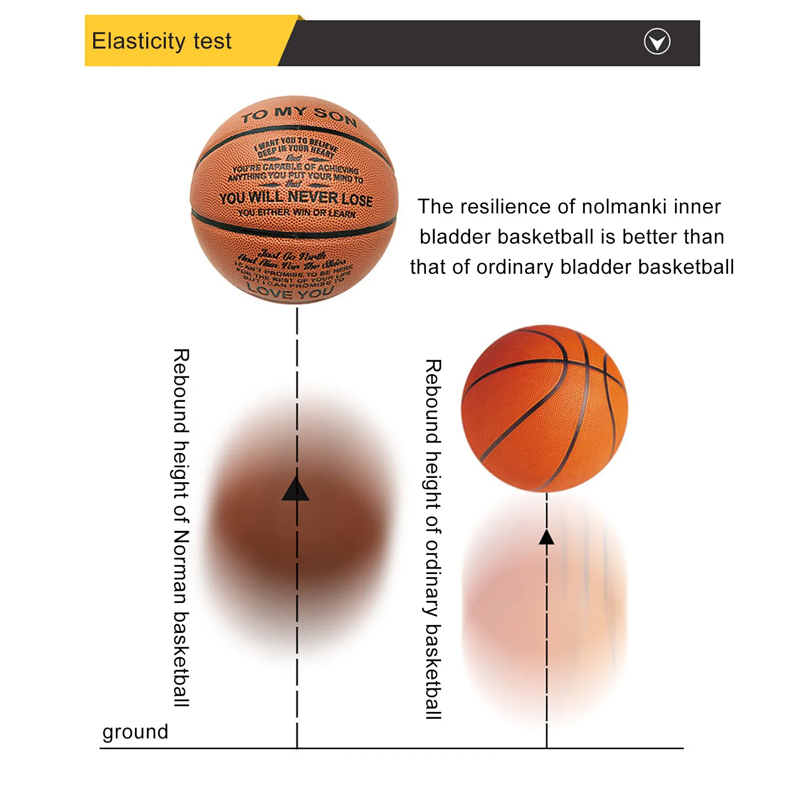 

2020 Kids Toys Customized Basketball Fatherly Motherly Love Letter Printing Basketball Outdoor Sports Toys Gift