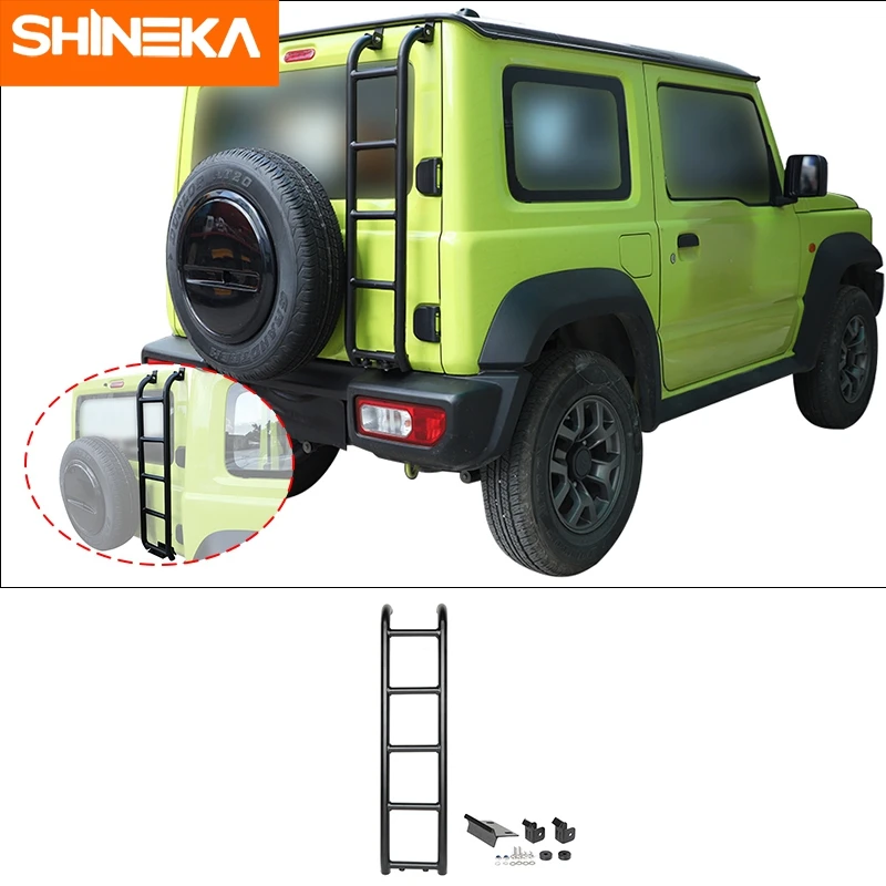 

SHINEKA защитные рамы для Suzuki Jimny JB74 Автомобильная задняя дверь лестница для Suzuki Jimny 2019-2021 внешние аксессуары