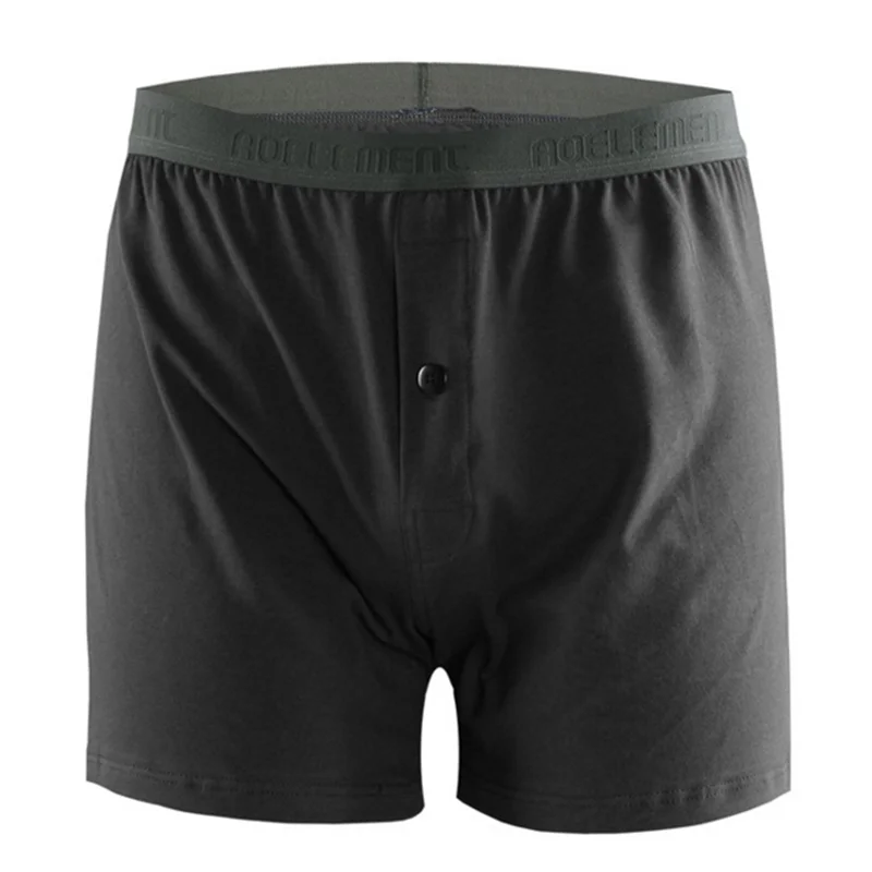 Мужские хлопковые трусы боксеры удобные дышащие шорты больших размеров для