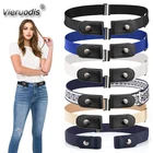 14 видов стилей, Женский Повседневный ремень с пряжкой для джинсов, брюки, платья, без пряжки, эластичный пояс для мужчин, Прямая поставка