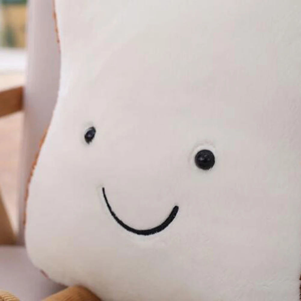 Милый Тост Хлеб плюшевая подушка для спины диванная кровать декор подарка на