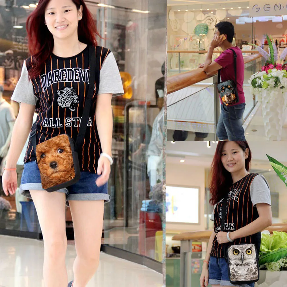 

French Bulldog Terrier Mini Messenger Bags Brand Designer Children School Student Shoulder Bookbags Crossbody Bag Sumka