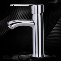 basin sink bathroom faucet deck mounted hot cold water basin mixer taps shiny silver lavatory sink tap crane copper thicken new