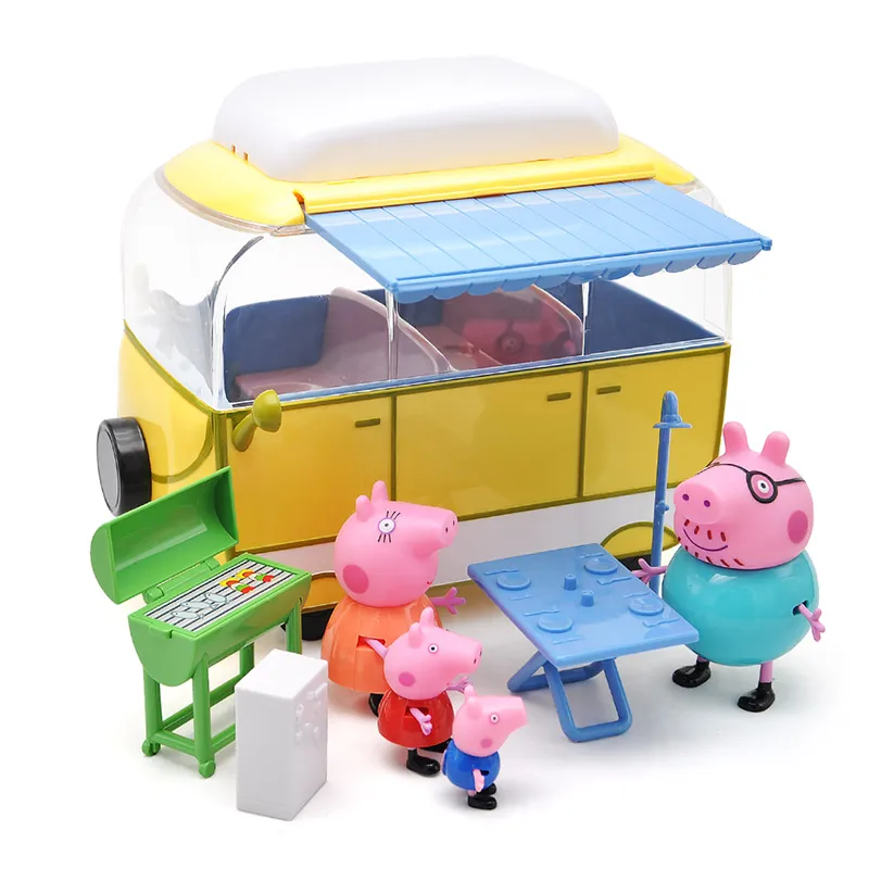 12 Оригинальная игрушка Peppa, Свинка Джордж, фигурки, кукла Peppa, друзья, любовь, обучение, классная сцена, развивающие игрушки, Детский Рождественский подарок - Цвет: 12