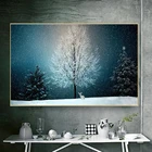 Аниме снега плакат реалистичный снег дерево Банни декорации декоративная картина на холсте Гостиная исследование искусство украшения