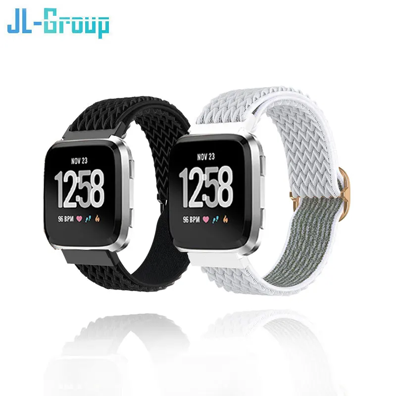 

Elastic Nylon Strap For Fitbit Versa 2 Lite Band Versa 2 Watchband Adjustable Bracelet For Versa Watch Accessories
