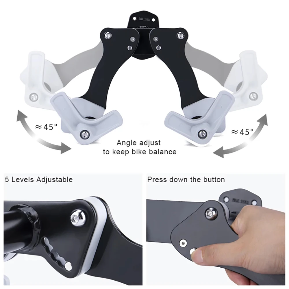 Bicycle Storage Holder Rack Bracket Garage Bike Wall Mount Hook Universal Durable Cycling Accessory for Bicycles Drop Shipping