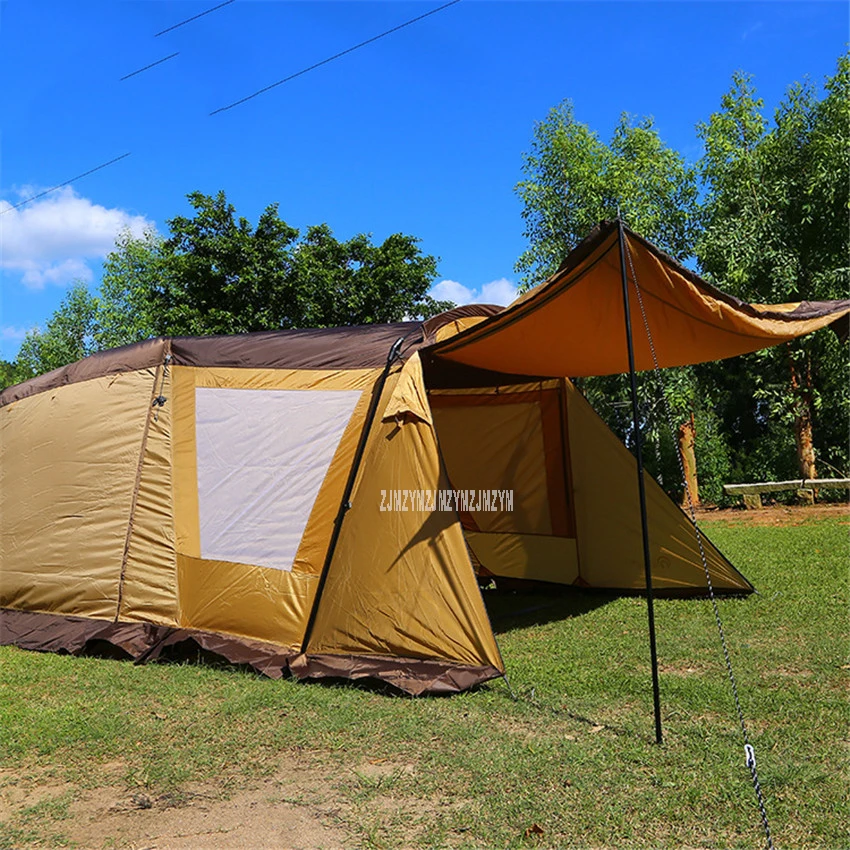 

6-8 Person 360*240*180cm Auto Camping large Beach Tent Fishing Hiking Rainproof UV-proof Family Travel Big Tent For Outdoor
