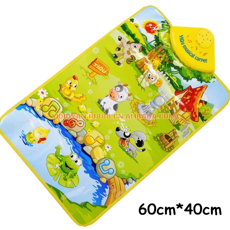 Детские музыкальные игровой коврик для детей ползать пианино