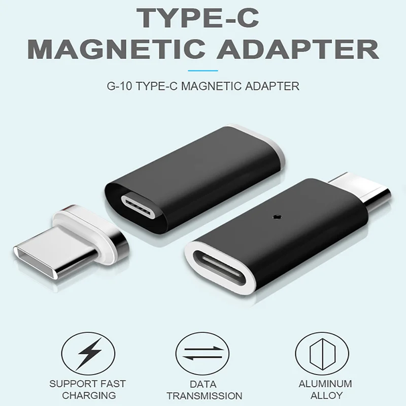 Магнитный адаптер 3A Type C для Samsung S8 S9 OnePlus 5T 6 QC 3 0 магнитный разъем быстрой зарядки