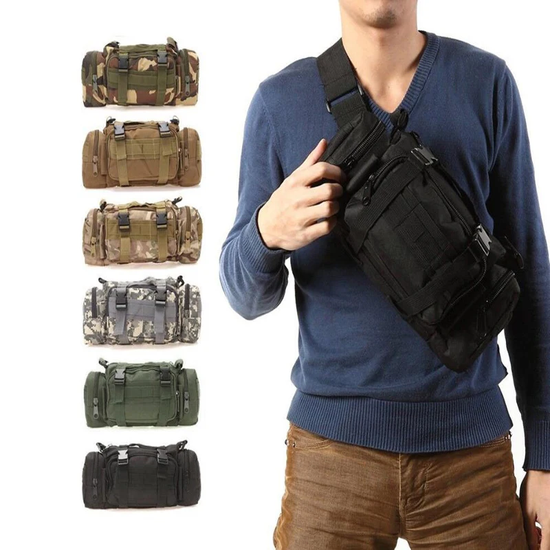 High Quality Outdoor Military Tactical Backpack Waist Pack Waist Bag Mochilas Molle Fishing Camping Hiking Pouch Chest Bag
