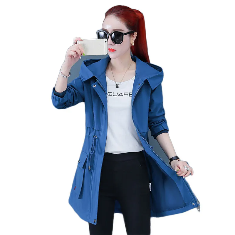 Тренч для девочек весна-осень 2021 новый корейский Модный повседневный размера