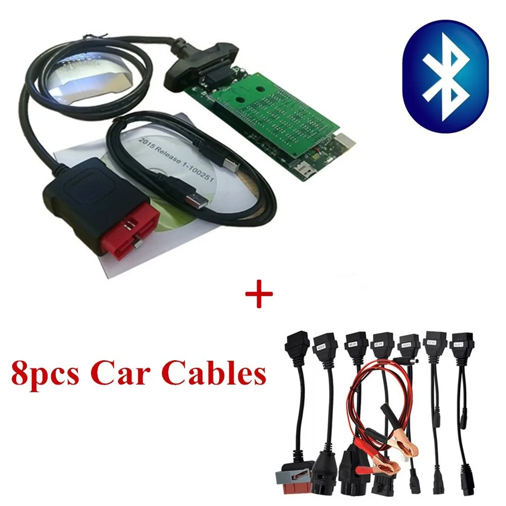 Новинка 2019 диагностический инструмент VD DS150E vci obd2 obdii с bluetooth-сканером генератора
