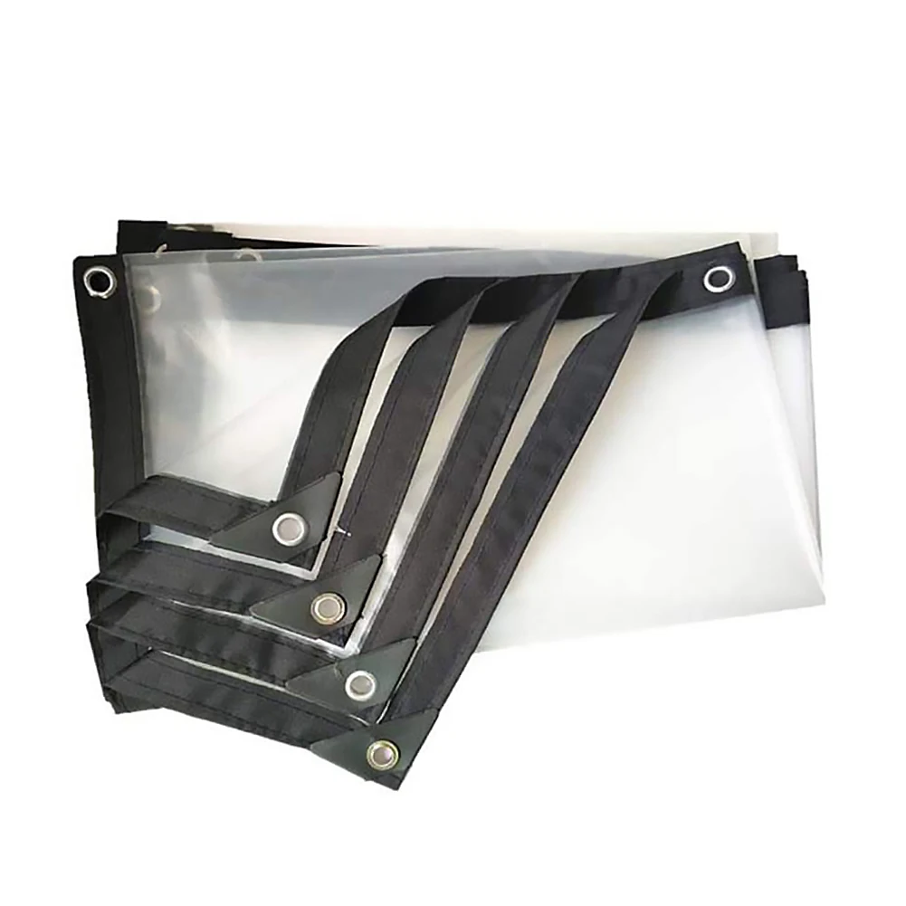 

Прозрачная Брезентовая пленка 3x4 м для внутреннего дворика, улицы, балкона, садовых растений, строительное водонепроницаемое непромокаемое...