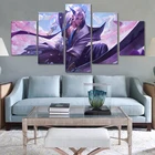 5 шт. The Unforgotten Yone League of Legends видеоигра плакат HD Canvas художественная Настенная роспись для домашнего декора