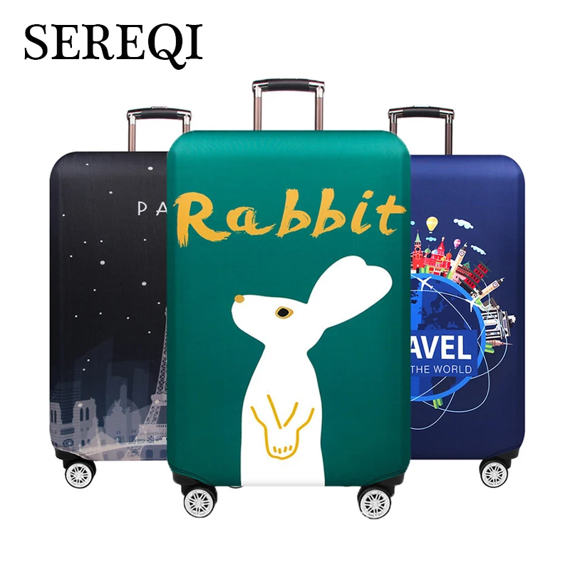 Эластичный чехол для чемодана 18-32 дюйма SEREQI защитный | Багаж и сумки