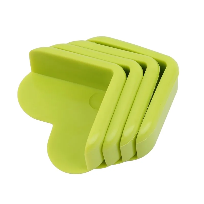 4 unids/pack de beb&eacute; protectores para las esquinas de las mesas transparente Anti-&aacute;ngulo de colisi&oacute;n protecci&oacute;n de la cubierta del Protector de bordes y esquinas Ni&ntilde;o de seguridad-4