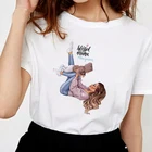 Новые летние женские топы, футболка в стиле Харадзюку, футболки Kawaii с принтом, дизайн для мамы и мальчика, повседневная белая футболка, женские рубашки с коротким рукавом, женские